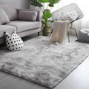 Light Gray Shaggy Rug