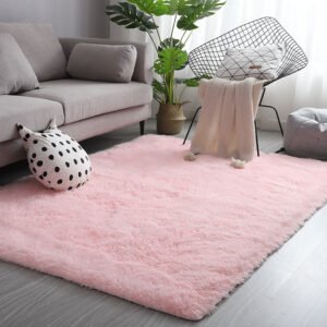 Pink Shaggy Rug