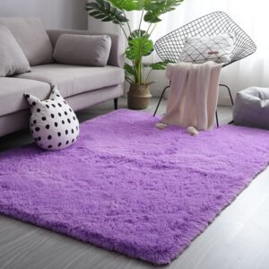 Purple Shaggy Rug