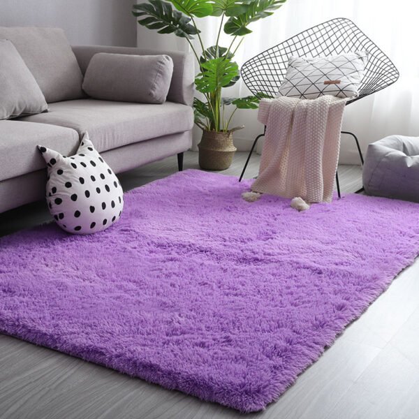 Purple Shaggy Rug
