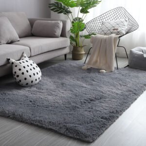 Gray Shaggy Rug