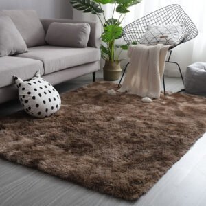 Brown Shaggy Rug