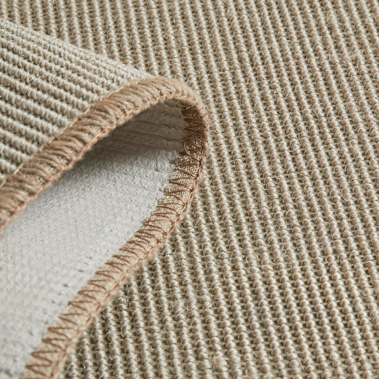 100% Natural Sisal Rug – Jute Serging Edge (A092)