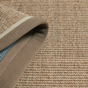 100% Natural Sisal Rug – Wide Fabric Edge (A450)