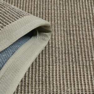 100% Natural Sisal Rug – Wide Fabric Edge (A563)