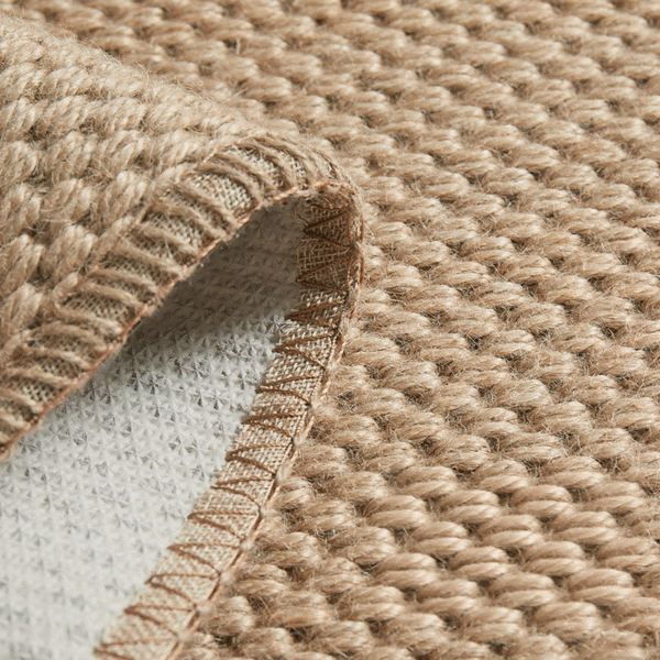 100% Natural Jute Rug – Jute Serging Edge (G001)