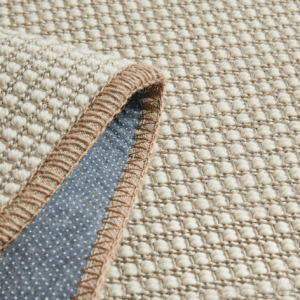 Natural Sisal & Wool Rug – Jute Serging Edge (Z001)
