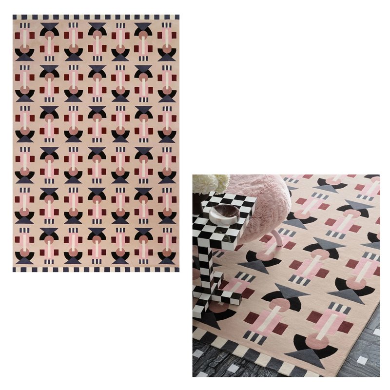 Handmade Geometric Area Rug